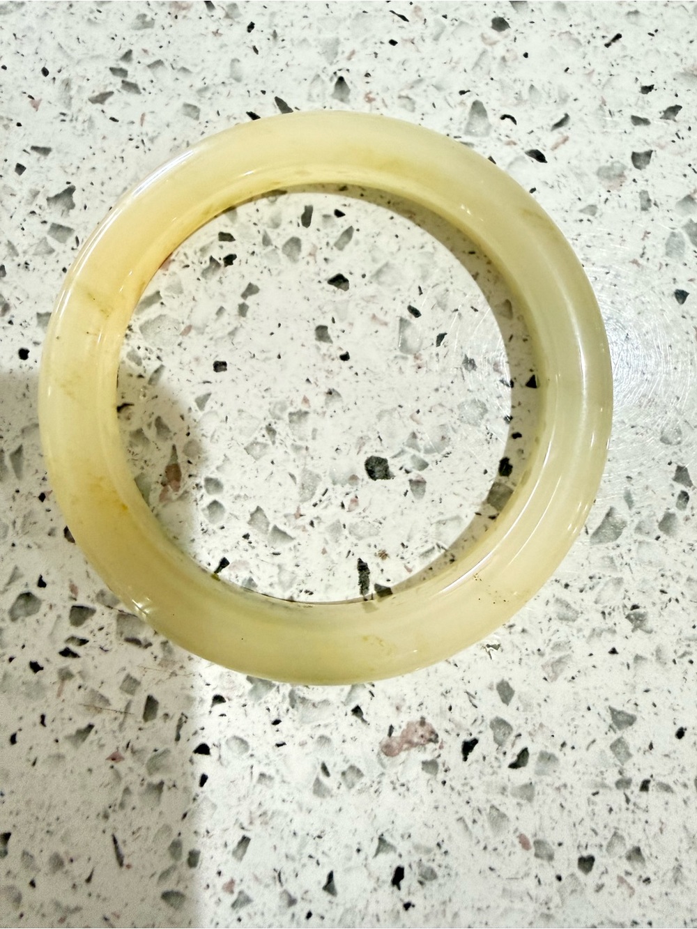 Natural Yellow Green Tianshan Cui Bangle 58.0mm